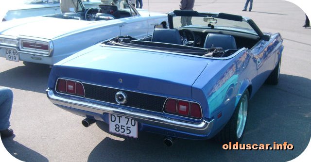1971 Ford Mustang Convertible Coupe back